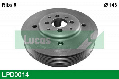 LUCAS ENGINE DRIVE lpd0014 -  Ременный шкив, коленчатый вал